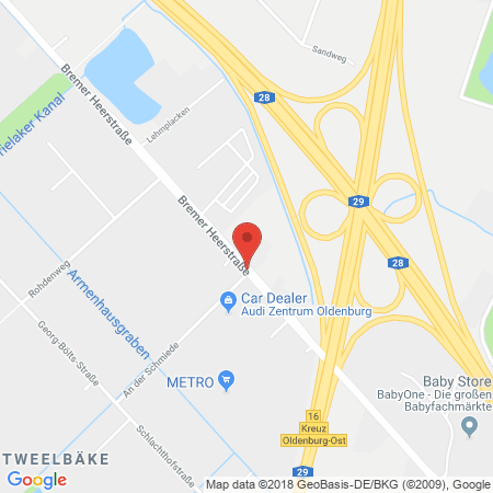 Kartenansicht Tankstelle H.G. Schütte