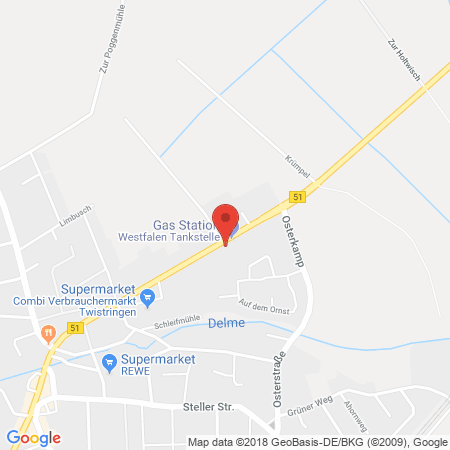 Kartenansicht Westfalen