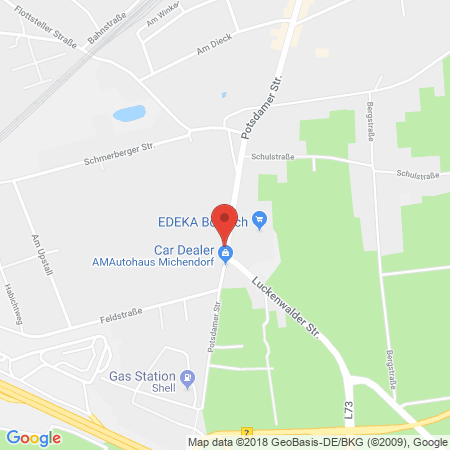 Kartenansicht Autohaus Kühnicke (VW)