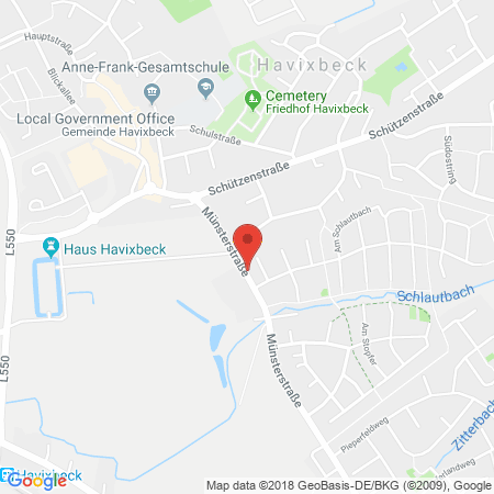 Kartenansicht BFT-Tankstelle Schulze-Schleithoff