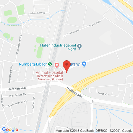 Kartenansicht Supermarkt-Tankstelle