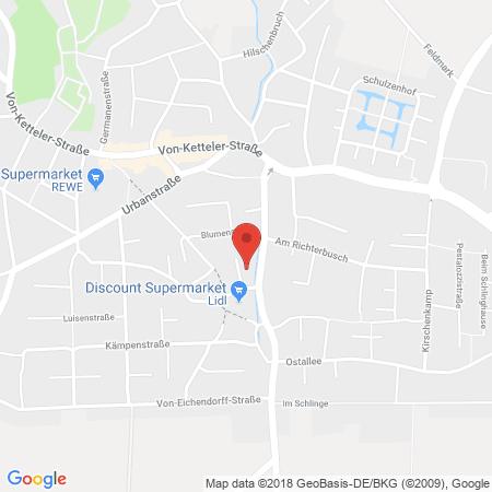 Kartenansicht BFT Tankstelle Michael Richter