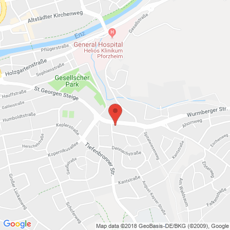 Kartenansicht Tankcenter