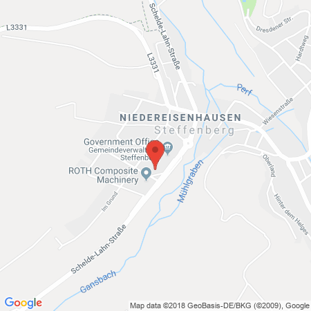 Kartenansicht Tankstelle Jung Niedereisenhausen