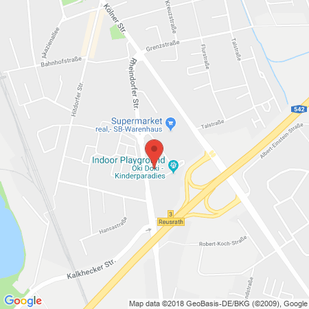 Kartenansicht Supermarkt-Tankstelle am real,- Markt