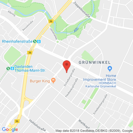 Kartenansicht Supermarkt Tankstelle