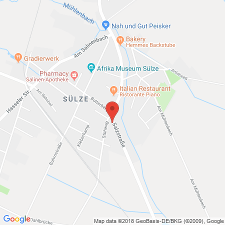 Kartenansicht Freie Tankstelle Krause