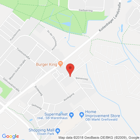 Kartenansicht Greenline