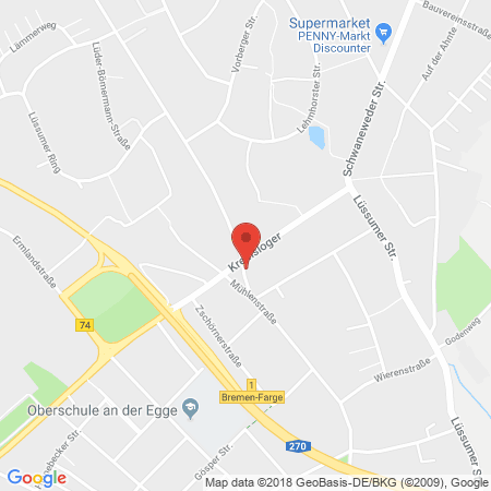 Kartenansicht Bremer Mineralölhandel GmbH