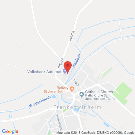 Kartenansicht freie Tankstelle