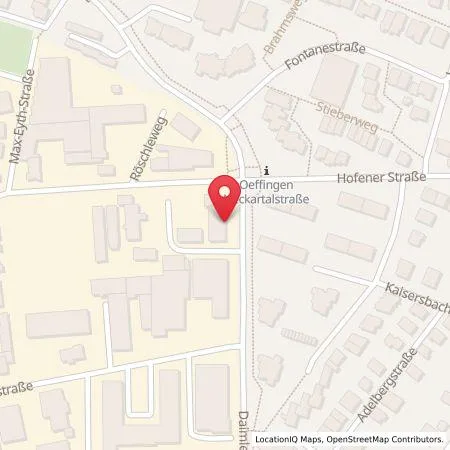 Karte MTB Automatentankstelle Fellbach
