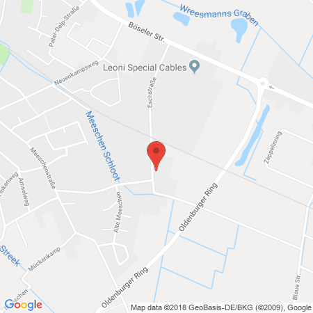 Kartenansicht EC-Tankstelle Meemken