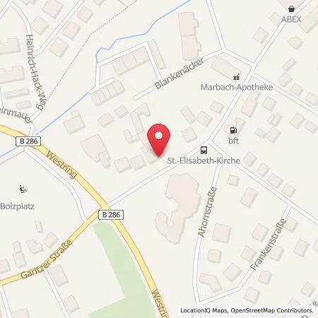 Karte bft Tankstelle Walther