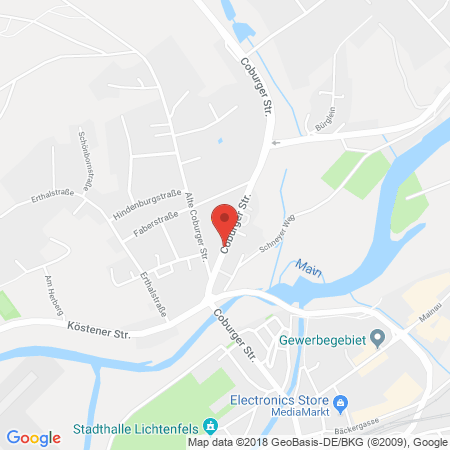 Kartenansicht bft Tankstelle Walther