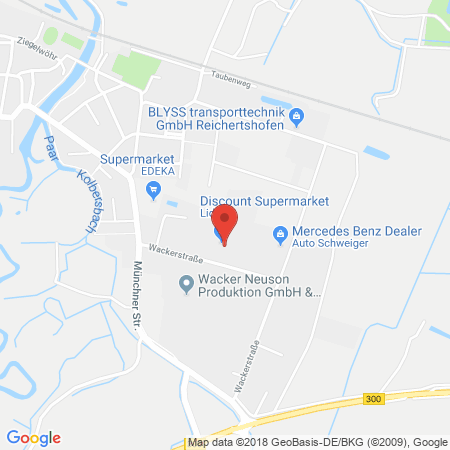 Kartenansicht Tankstelle Zieglmeier