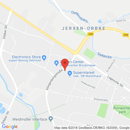 Kartenansicht Supermarkt-Tankstelle am real,- Markt