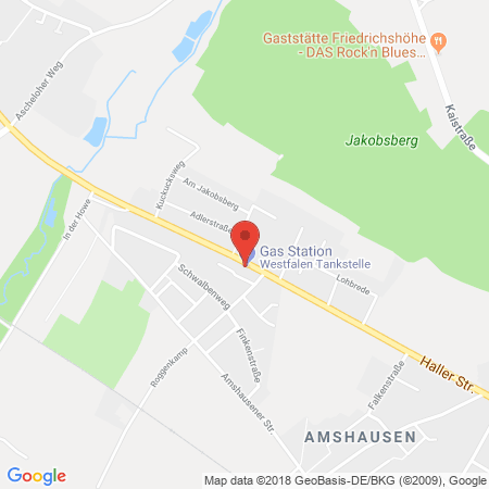 Kartenansicht Westfalen