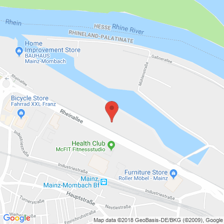 Kartenansicht Supermarkt-Tankstelle am real,- Markt