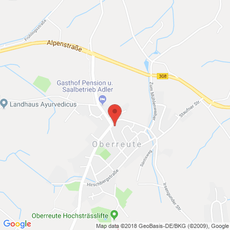 Kartenansicht AVIA Xpress