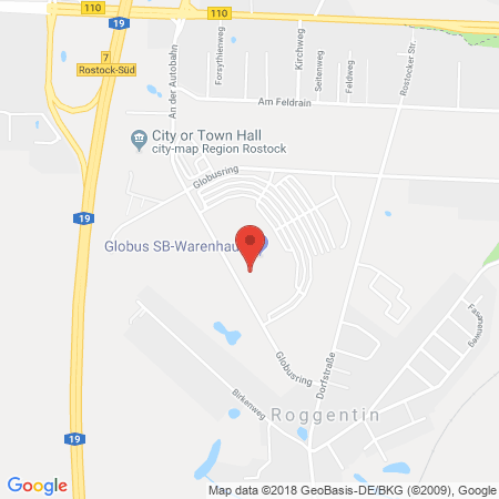 Kartenansicht Globus SB Warenhaus