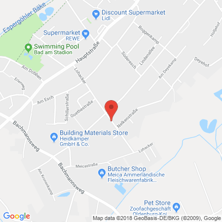 Kartenansicht HIRO Automarkt GmbH