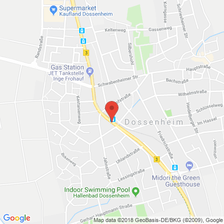 Kartenansicht Autohaus Bernhard Gehrig