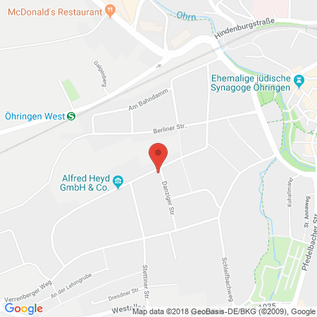 Kartenansicht LD Tankstelle Öhringen