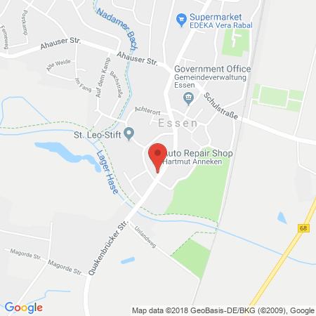 Kartenansicht Westfalen