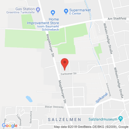 Kartenansicht Supermarkt-Tankstelle