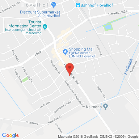 Kartenansicht Westfalen