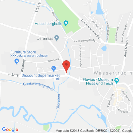 Kartenansicht BFT-freie Tankstelle