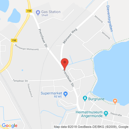 Kartenansicht Shell
