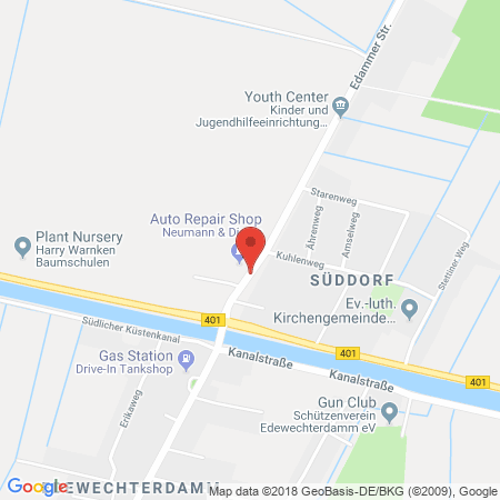 Kartenansicht Autohaus u. Felta Tankstelle Neumann & Dierks