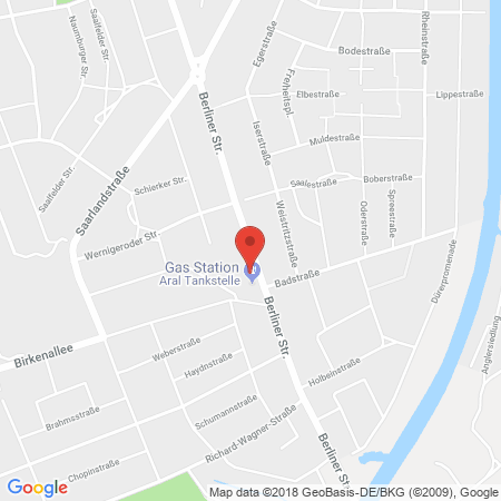 Kartenansicht ARAL