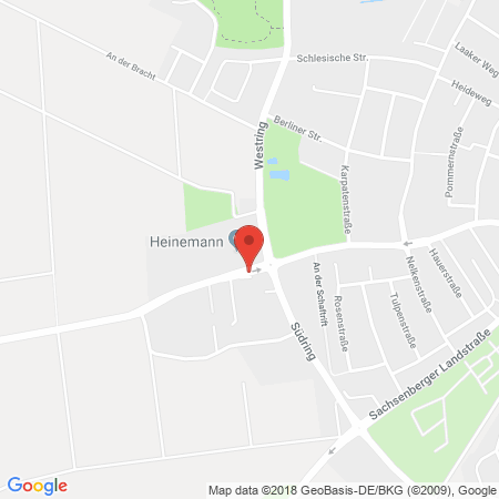 Kartenansicht BFT Tankstelle Heinemann GmbH