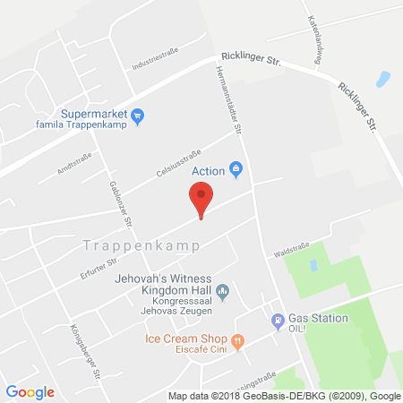 Kartenansicht Nordöl