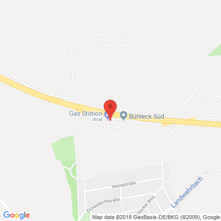 Kartenansicht ARAL