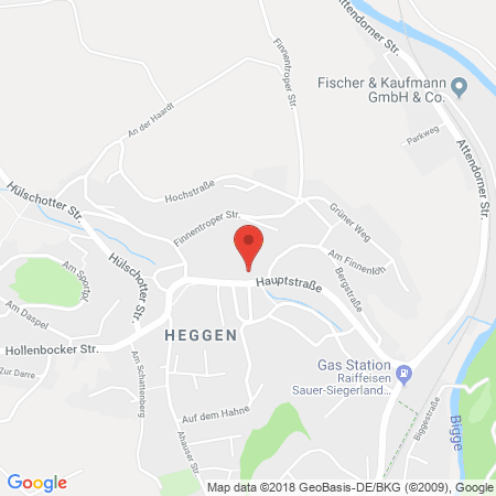 Kartenansicht Freie Tankstelle Henke