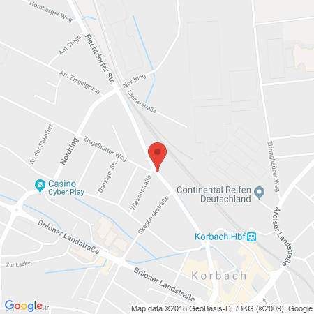 Kartenansicht Otto Bielig Autogastankstelle