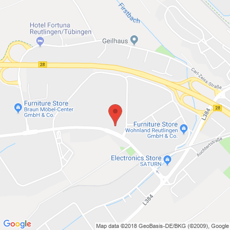 Kartenansicht Supermarkt-Tankstelle am real,- Markt