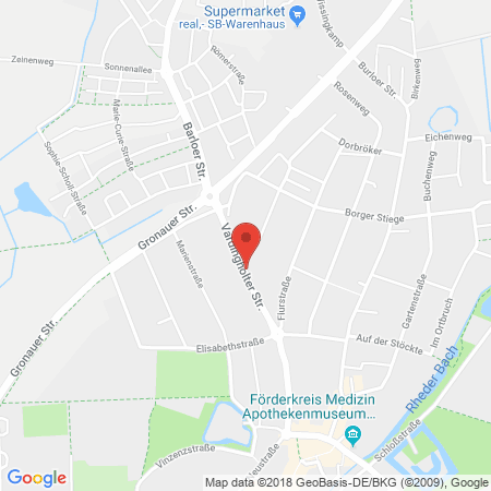 Kartenansicht Westfalen