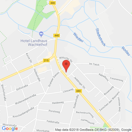 Kartenansicht freie Tankstelle