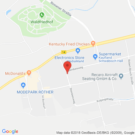 Kartenansicht Spiegel GmbH (Esso)