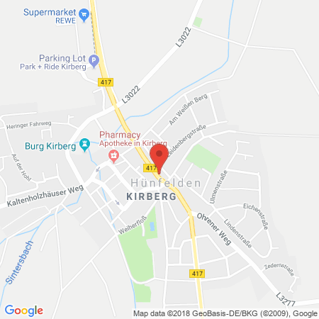 Kartenansicht Shell