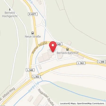 Karte TankPoint Berneck