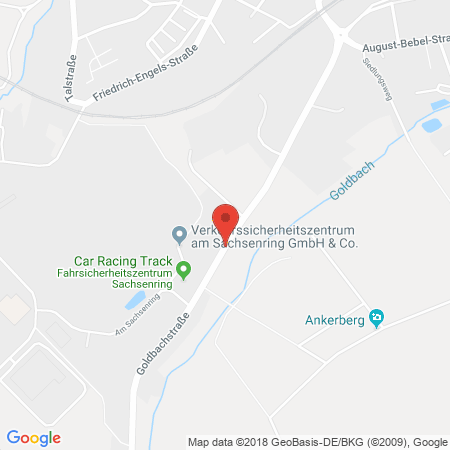 Kartenansicht Autohaus Am Sachsenring Betrieb der AZM GmbH