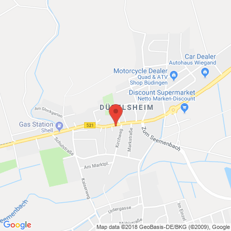 Kartenansicht Shell