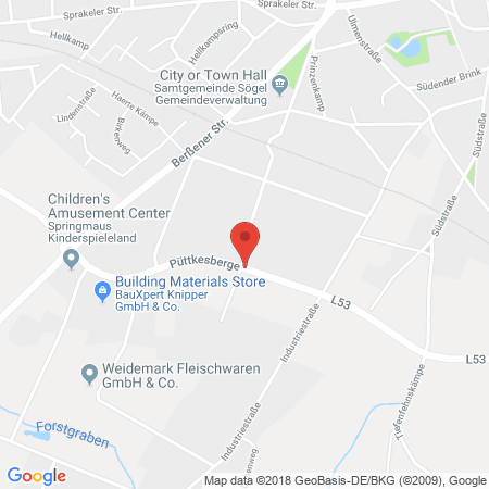 Kartenansicht Autohaus Osters