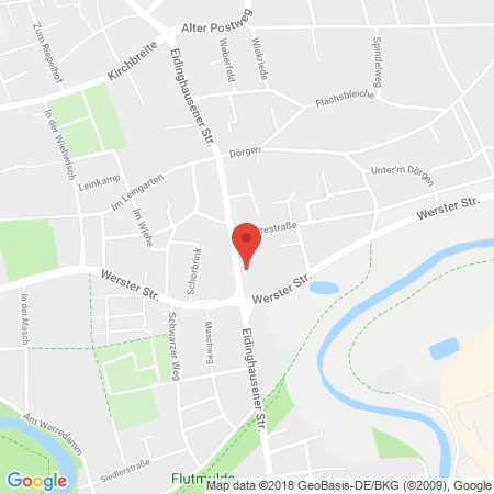 Kartenansicht freie Tankstelle