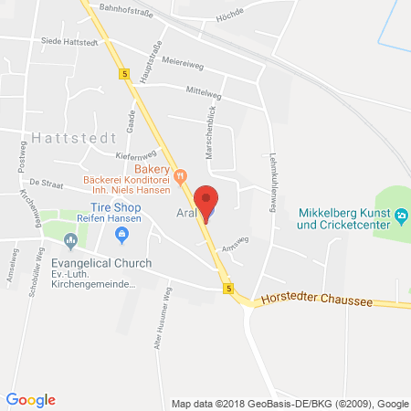 Kartenansicht ARAL